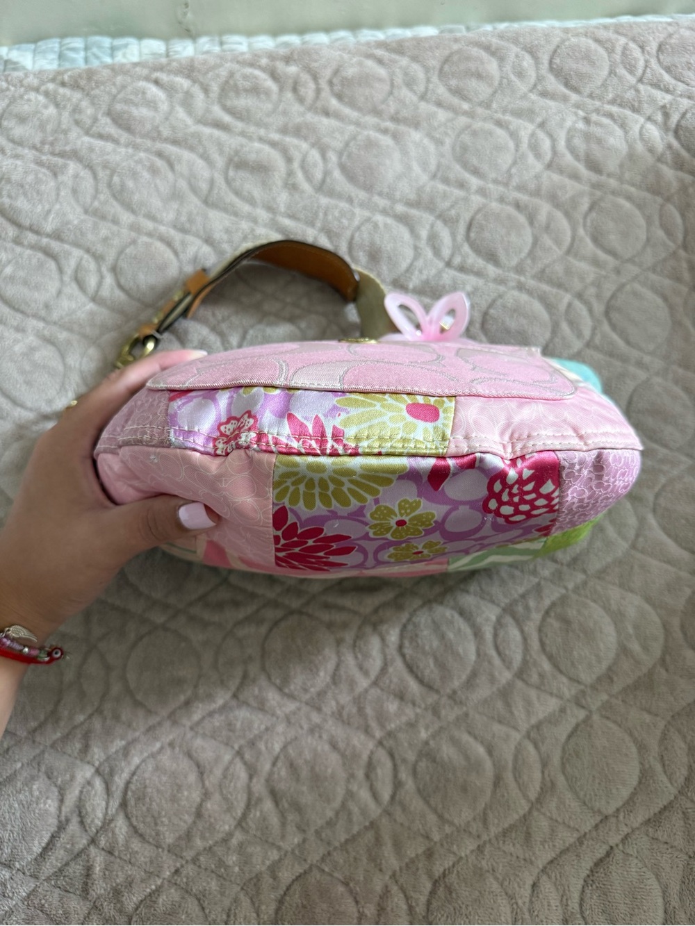 Coach Vintage Y2K colorful patchwork shoulder bag - Picture 2 of 12